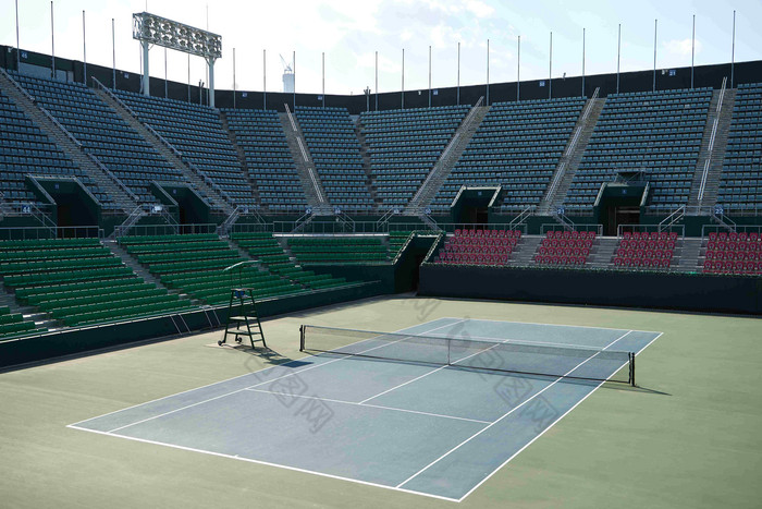网球法院体育场自然