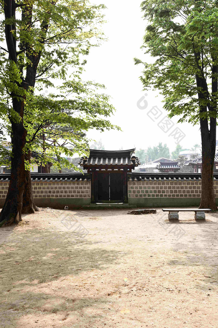 Gyeonggijeon大厅传统的体系结构