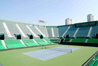 网球法院体育场奥运公园场地摄影图