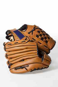棒球手套棕色的颜色
