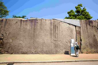 大阪墙壁公路景观摄影图