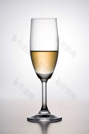 香槟玻璃含酒精的喝