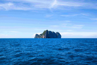 普吉岛波海蓝色的大海风景摄影图