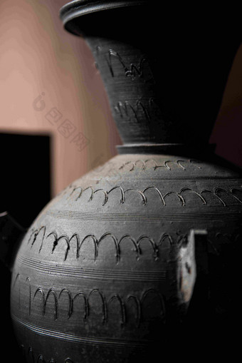 瓷器陶器文化器具纹理细节摄影图