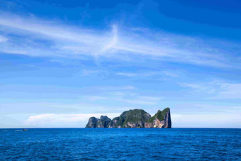 普吉岛波海风景晴空海洋摄影图