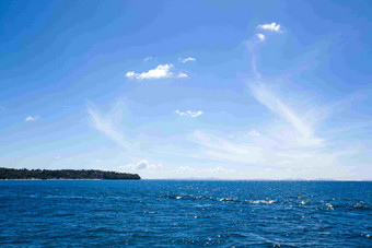 普吉岛波海天空风光摄影图