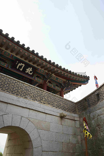 Dongnaeeupseong堡垒网站墙