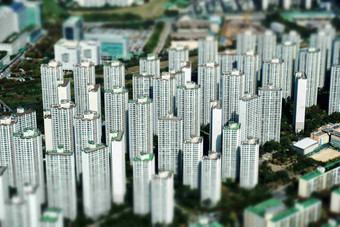 空中航空照片首尔区
