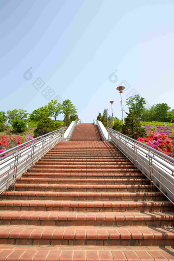 楼梯Hyeonchungtap纪念塔