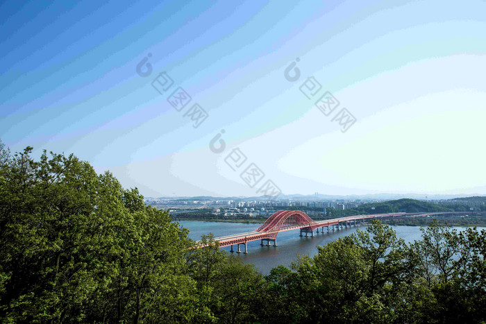 Banghwadaegyo桥邯钢河
