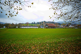 奥地利维也纳Salzkammergut<strong>村</strong>