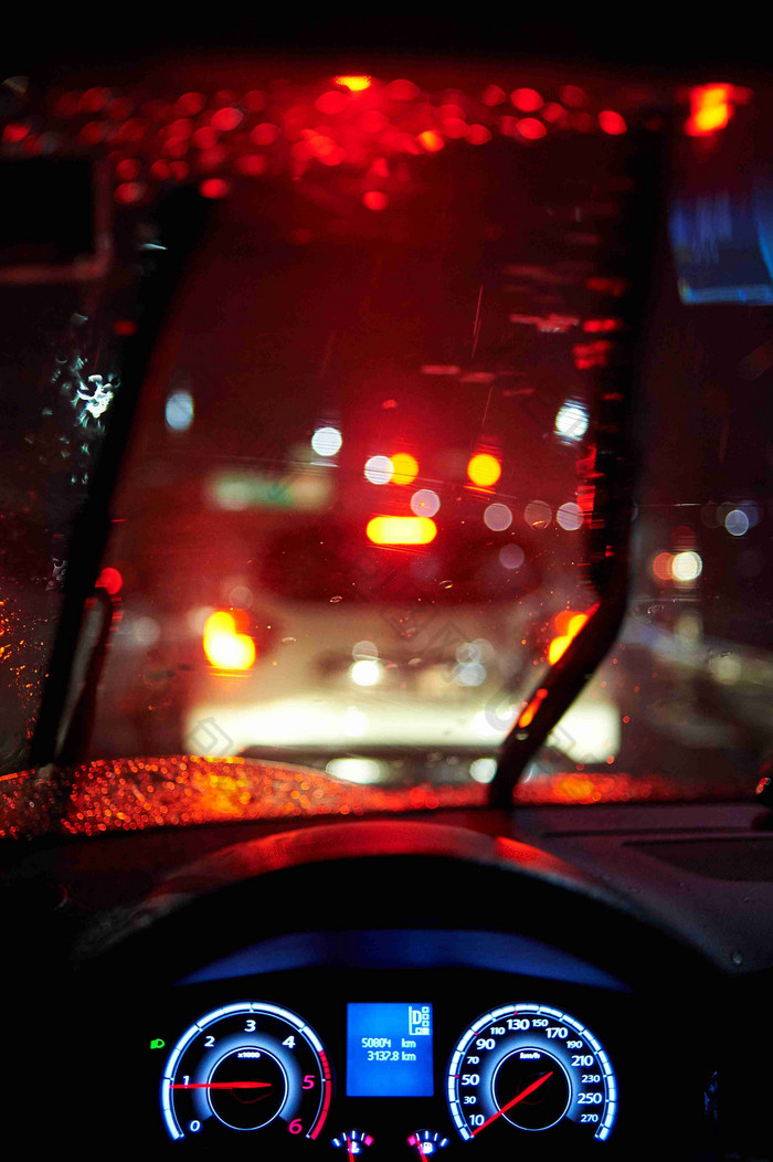 汽车雨窗口照明