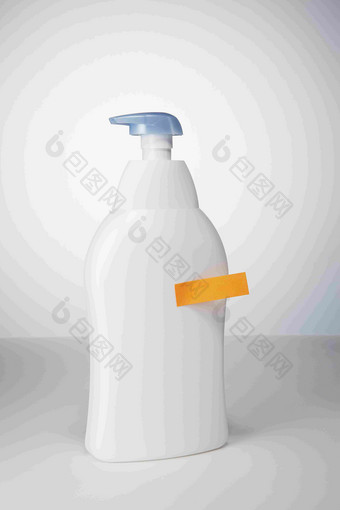 洗发水沐浴露塑料瓶广告样机摄影图
