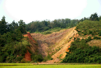 滑坡土壤污垢<strong>损害</strong>