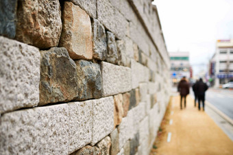Cheongjuupseong堡垒rampart文化