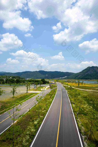 自行车车道周期Nakdonggang