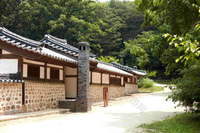 韩国传统的房子Jangneung