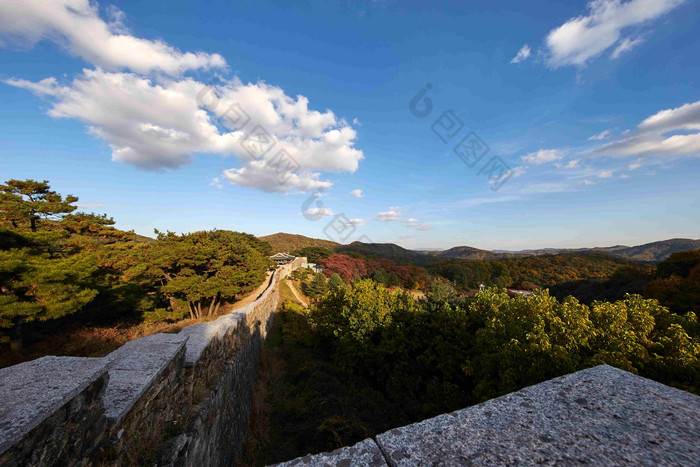 Sangdangsanseong堡垒山Cheongjusi