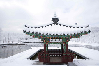 馆体系结构韩国房子