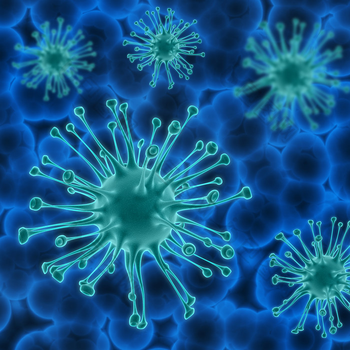 3d微生物病毒细胞科技渲染图