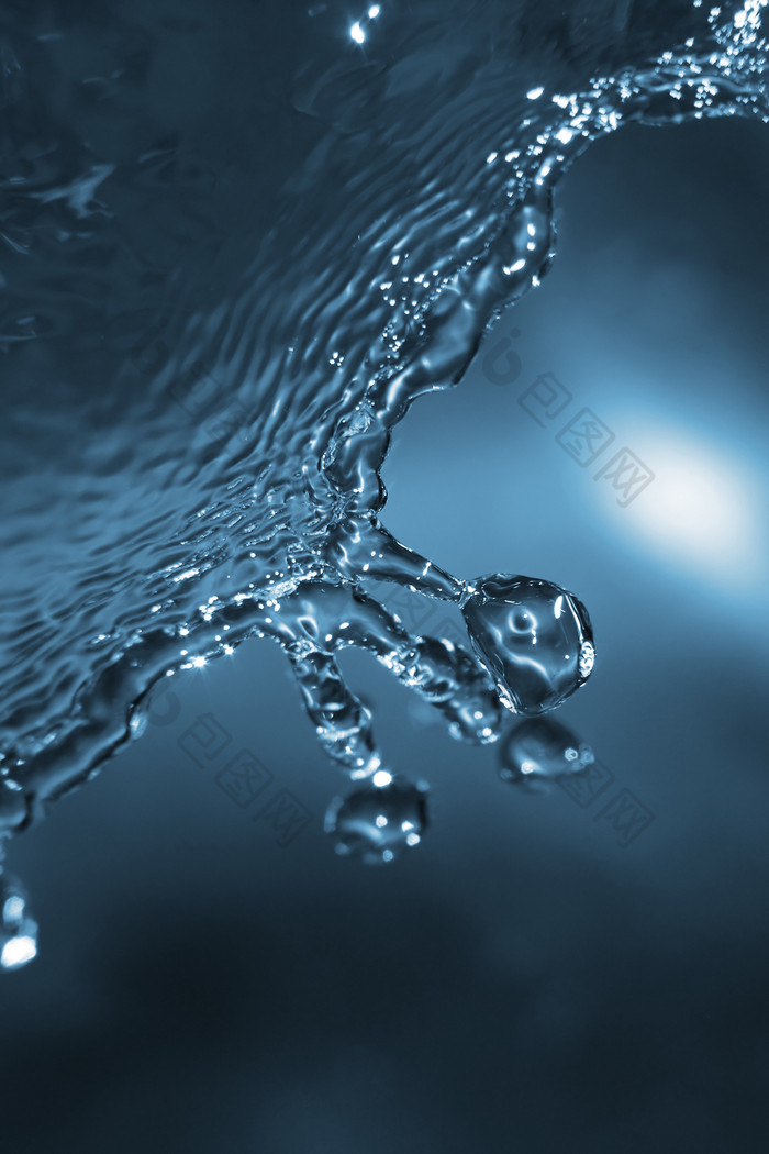 飞溅的水花水滴摄影图