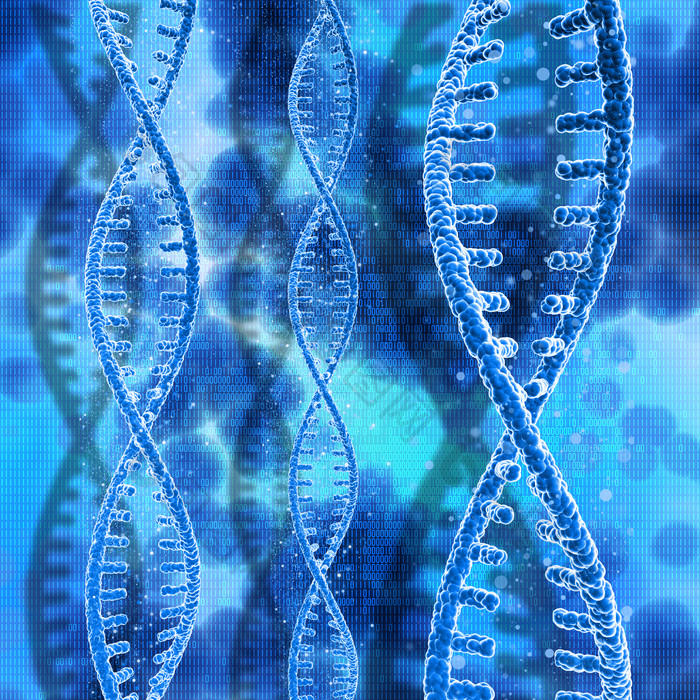 微生物DNA摄影图