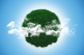 地球植物<strong>云朵摄影图</strong>