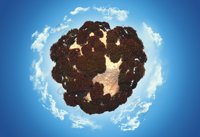 环保3D地球摄影图
