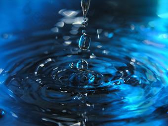 水面水滴水花摄影图