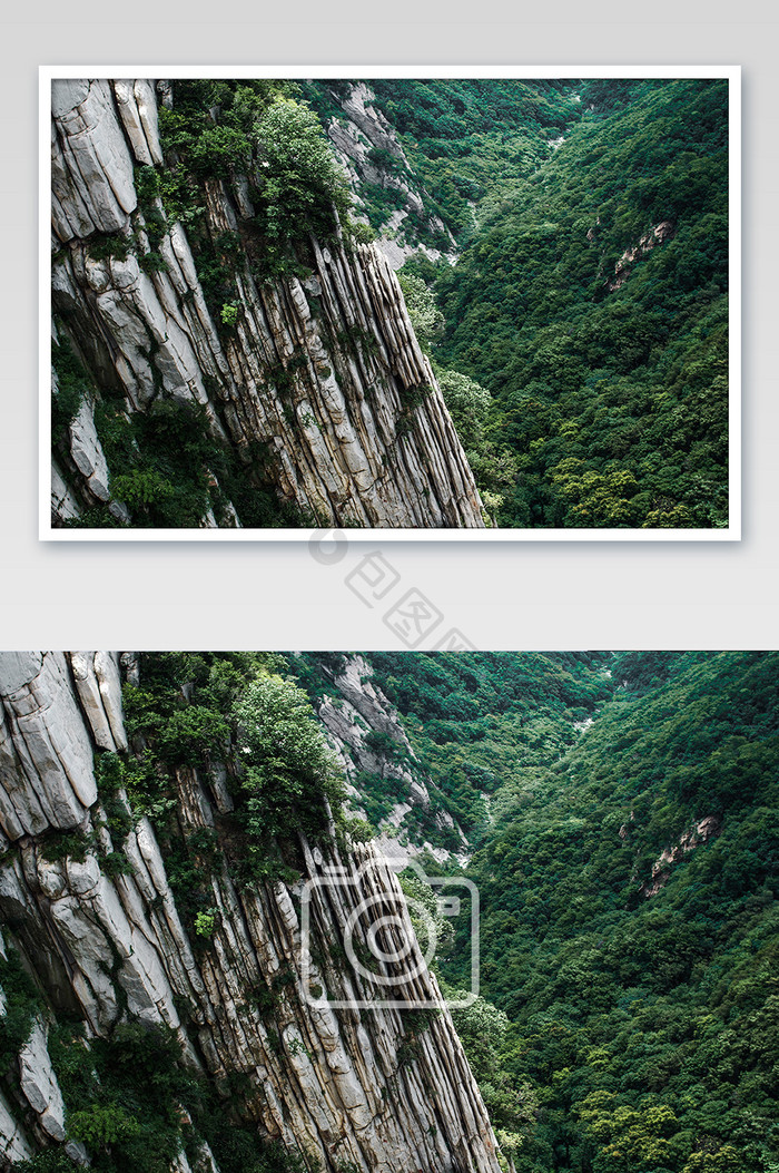 中岳旅游河南嵩山少室山地标书页岩摄影图片