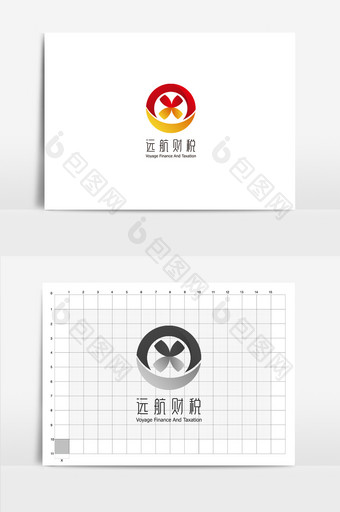 远航财税logo设计图片