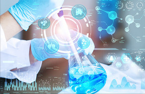 医疗科技实验室数字化投影图片