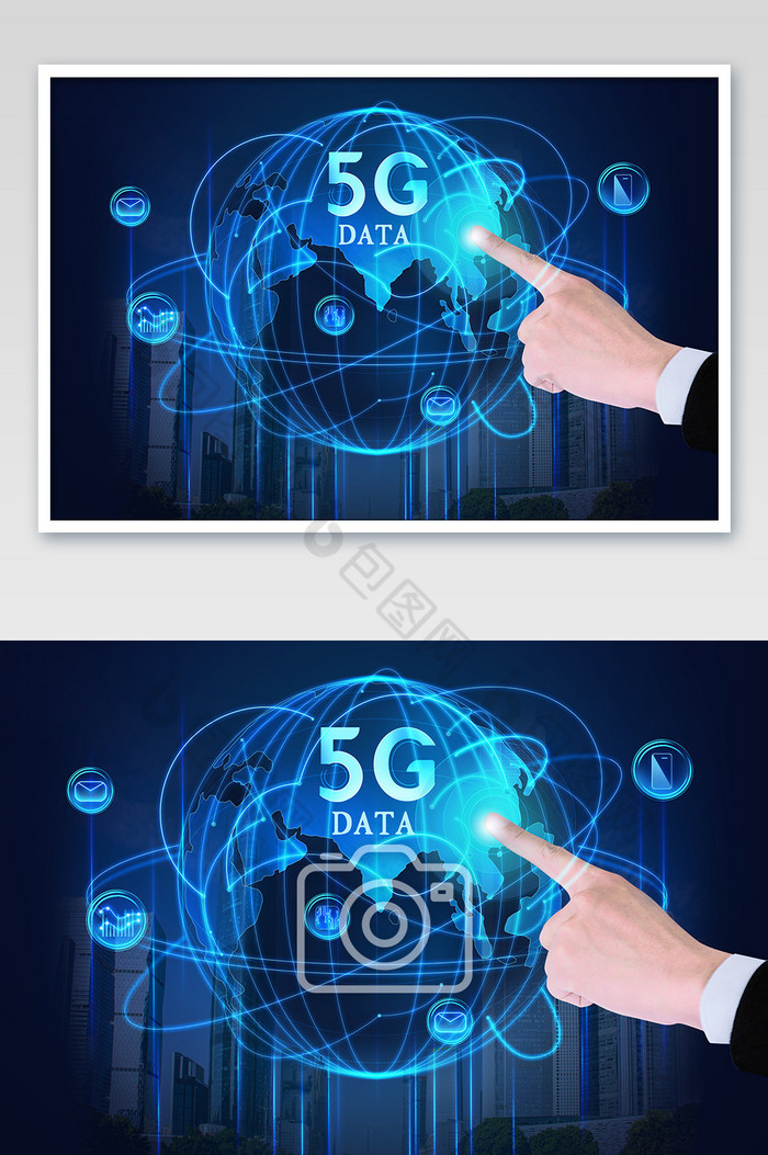 5G智能大数据触控图片图片