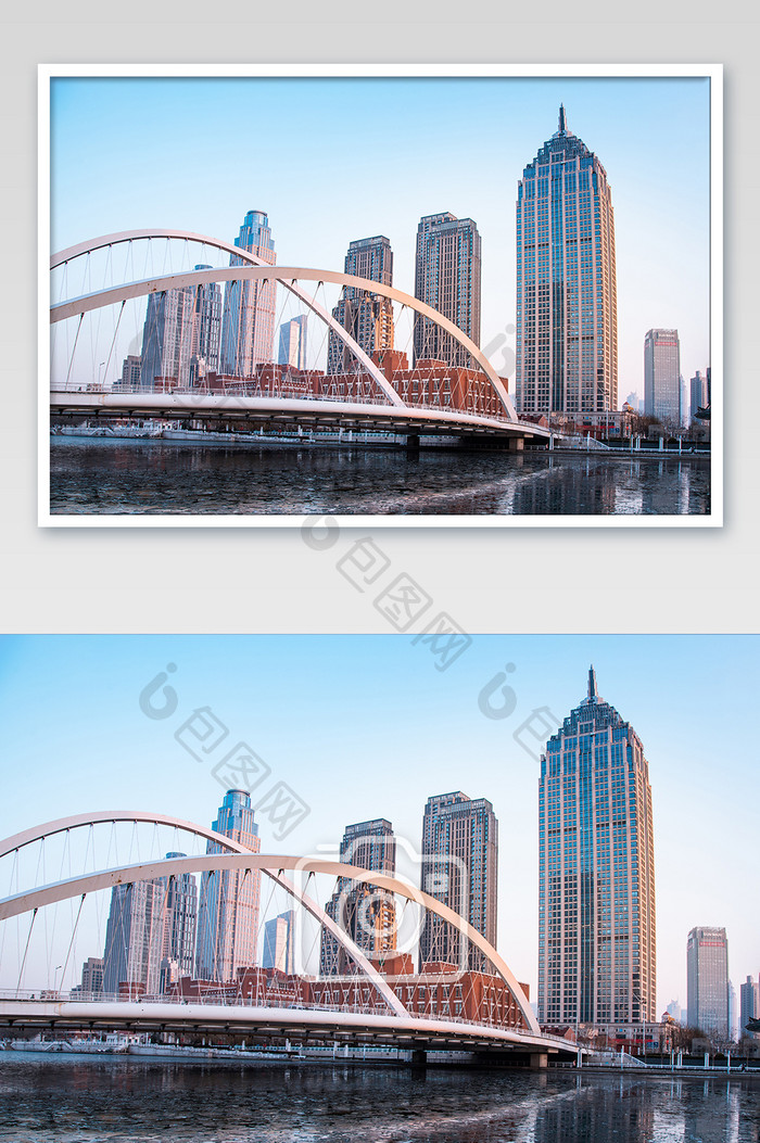 大气天津城市风景摄影的图