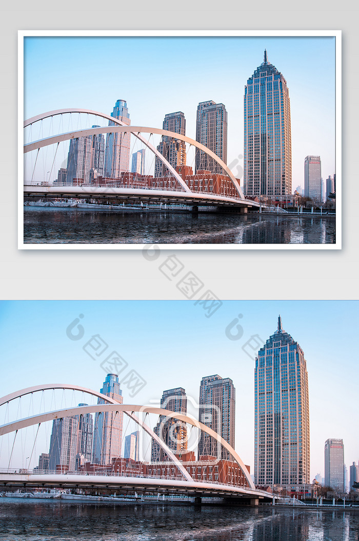 大气天津城市风景摄影的图图片图片