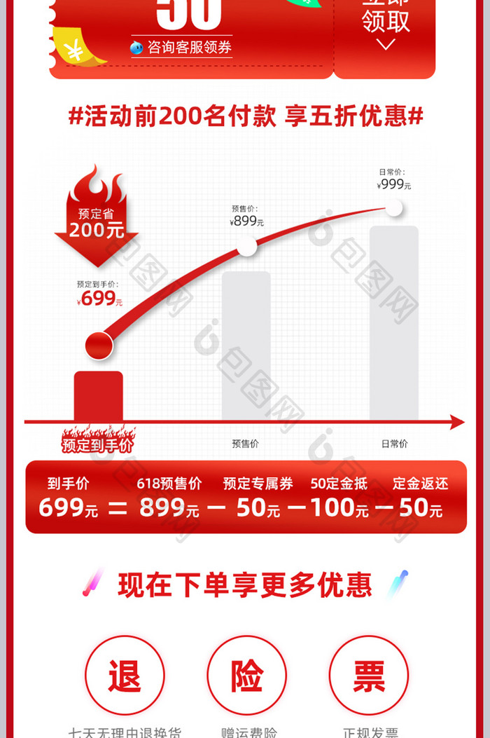 618预售抢购关联销售模块促销活动主题页