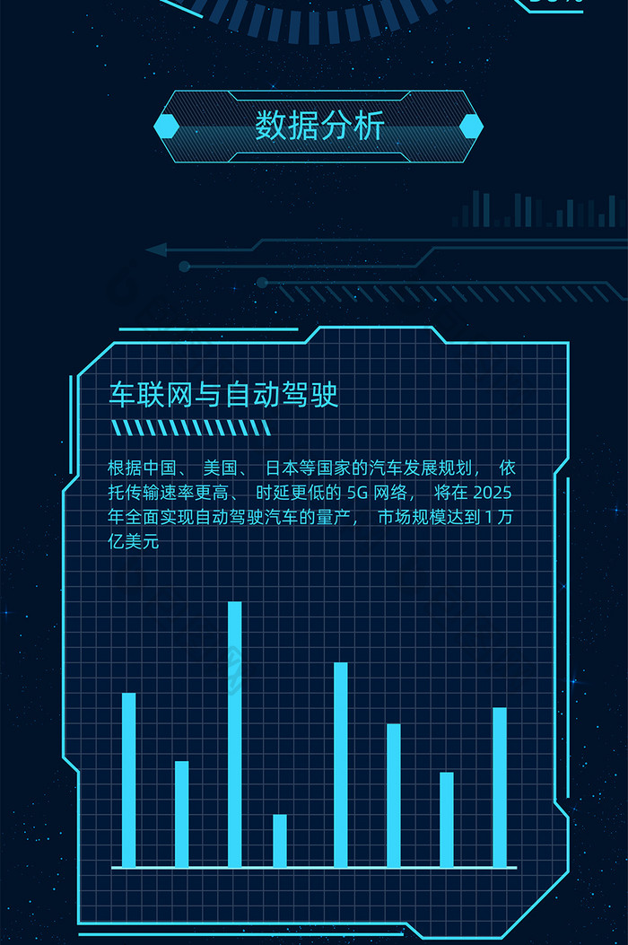 酷炫风格运筹帷幄领航未来H5长图