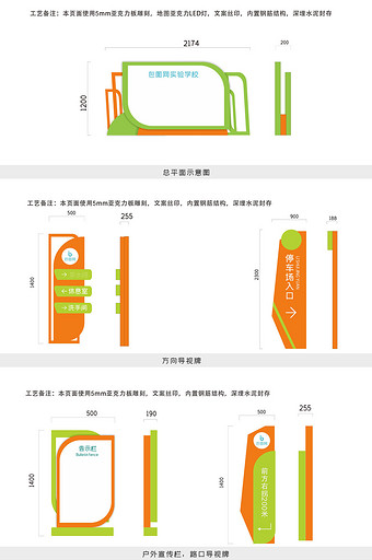 地产销售中心导视vi系统图片