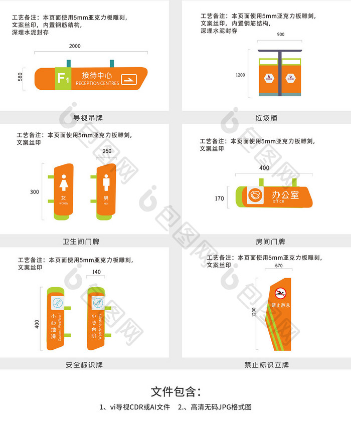 地产销售中心导视vi系统