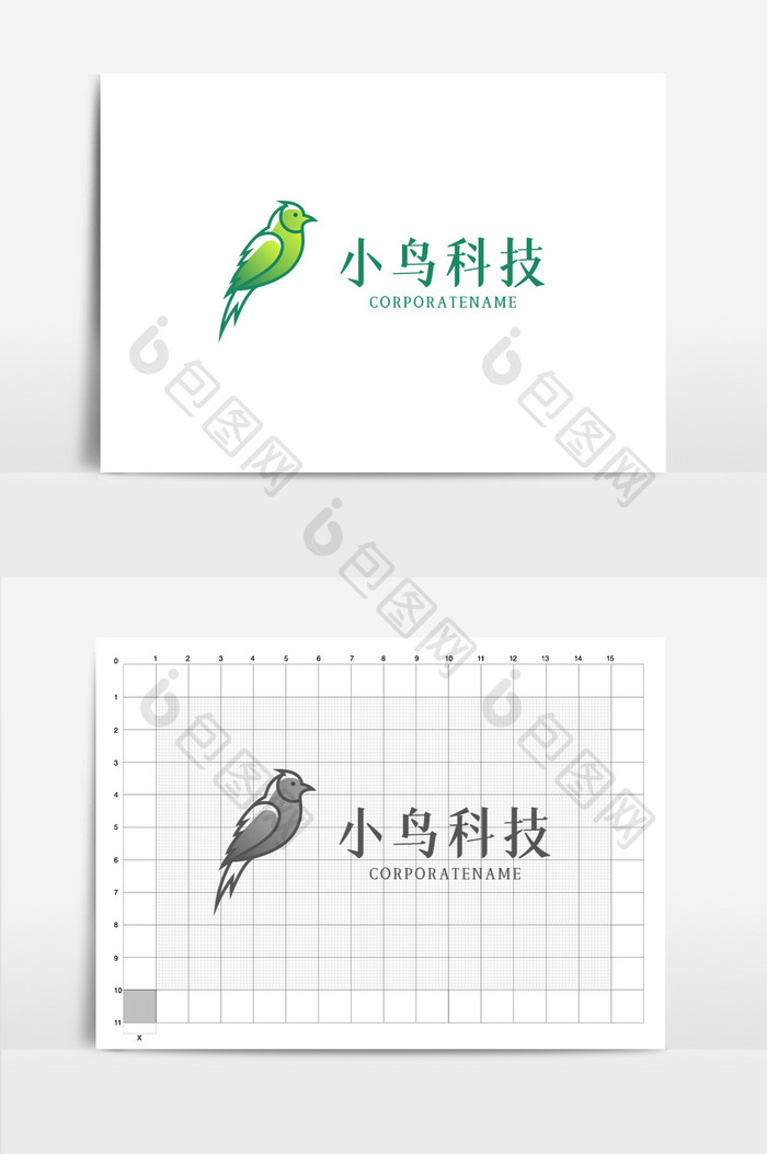 小鸟科技时尚互联网logo