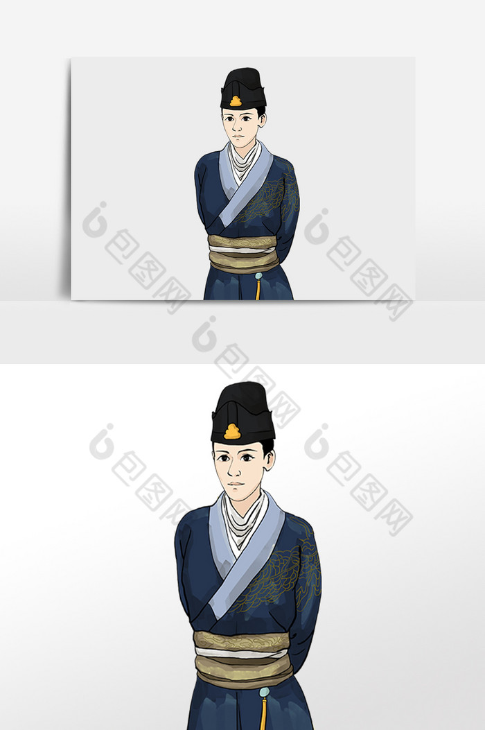 古装古代捕快男子图片