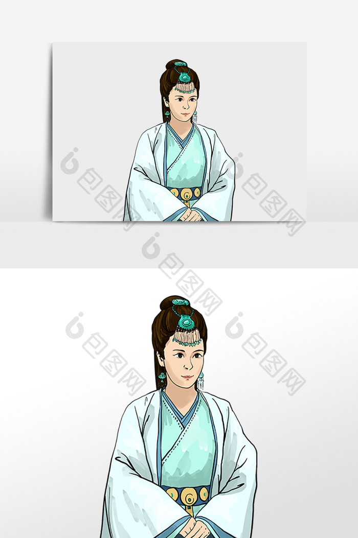 古装古代美女夫人