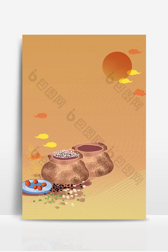 秋秋天秋分立秋中国风卡通插画 背景下载 包图网 秋秋天秋分立秋中国风卡通插画 背景下载 包图网