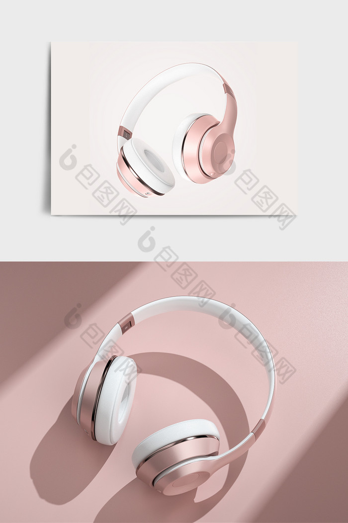 C4D头戴式耳机模型图片图片