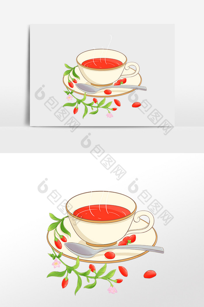 泡枸杞养生茶茶饮图片图片