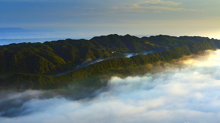 高山云海自然风光视频素材