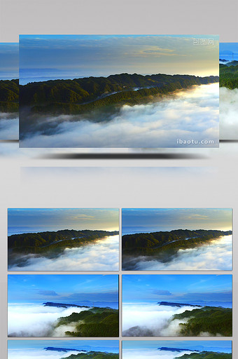 高山云海自然风光视频素材图片