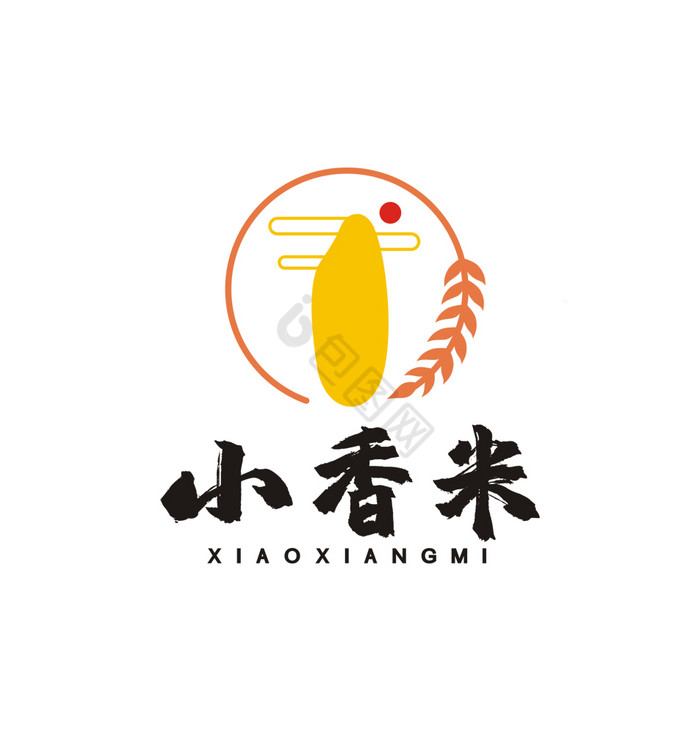 大米农业粮食LOGO标志VI图片