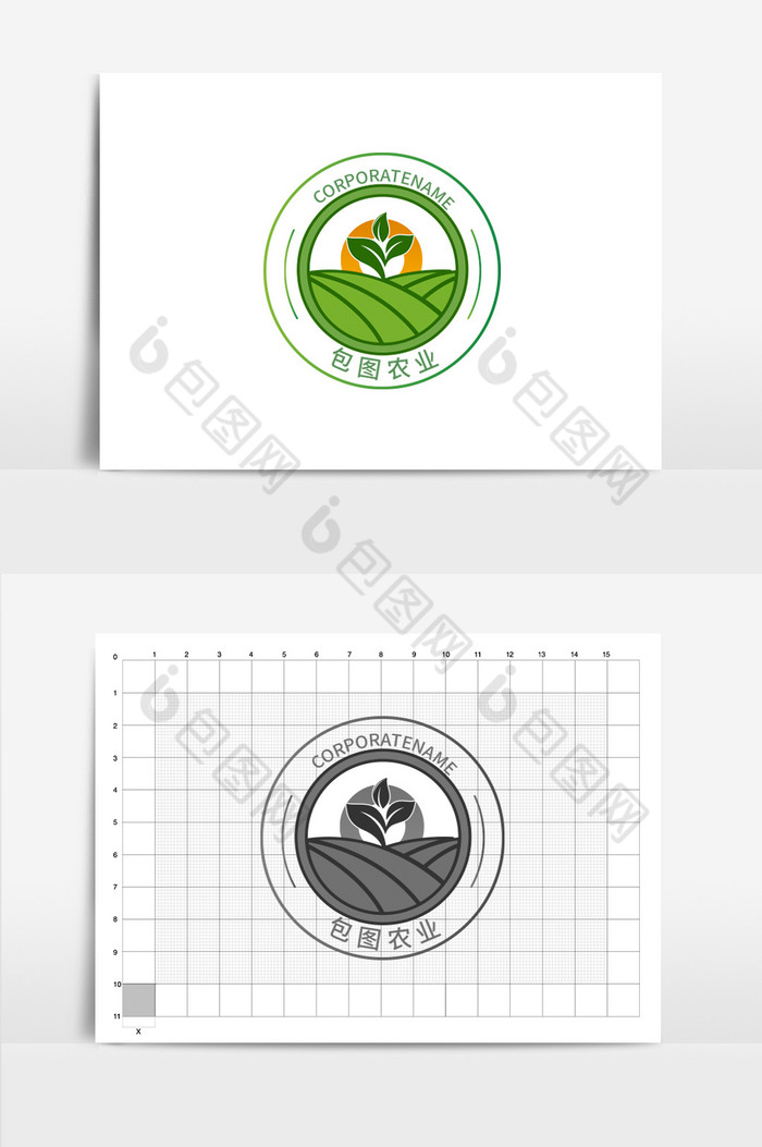 农业农林农田标志logo图片图片