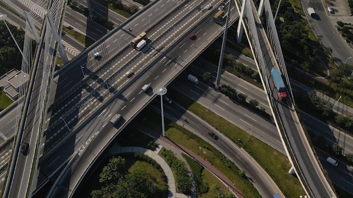 城市立交桥高速互通